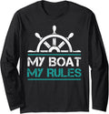 Funny My Boat My Rules Boating Sailing Boat