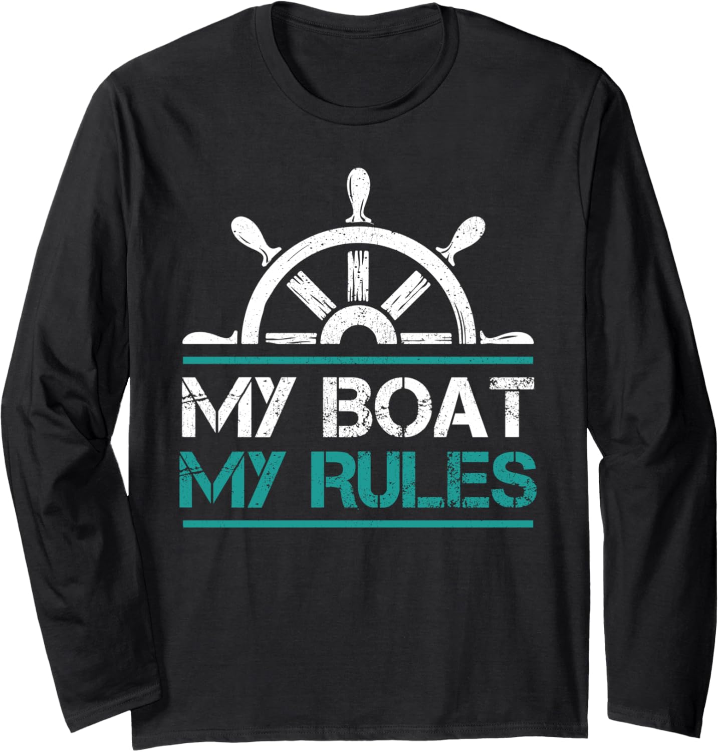 Funny My Boat My Rules Boating Sailing Boat