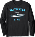 Saltwater Life Saltwater Fishing Boat Riding Waves Long