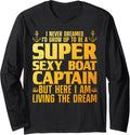 Cool Boat Captain Men Women Sail Pontoon Boating