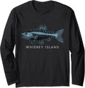 Whidbey Island Wa Salmon Design Fishing Boating Souvenir