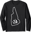 New Hampshire Second Amendment State 2A Gun Owner Rights Long Sleeve