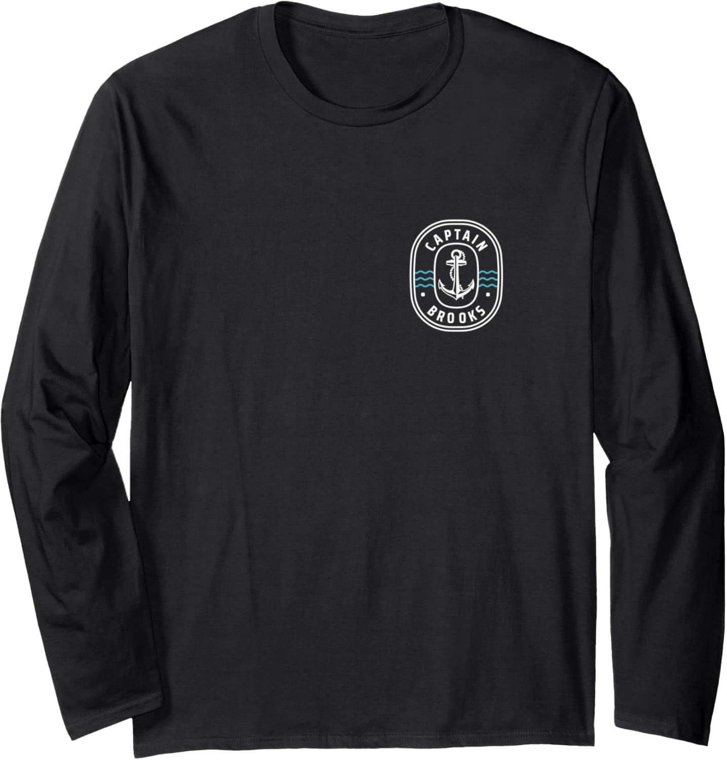2 Sided Print Captain Brooks Personalized Boating Long