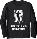 Boater Boaters Funny Christian Jesus Boating Saying Long