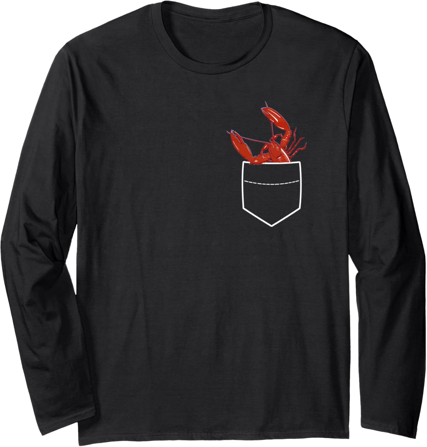 Red Maine Lobster In Pocket Design Nautical Boating
