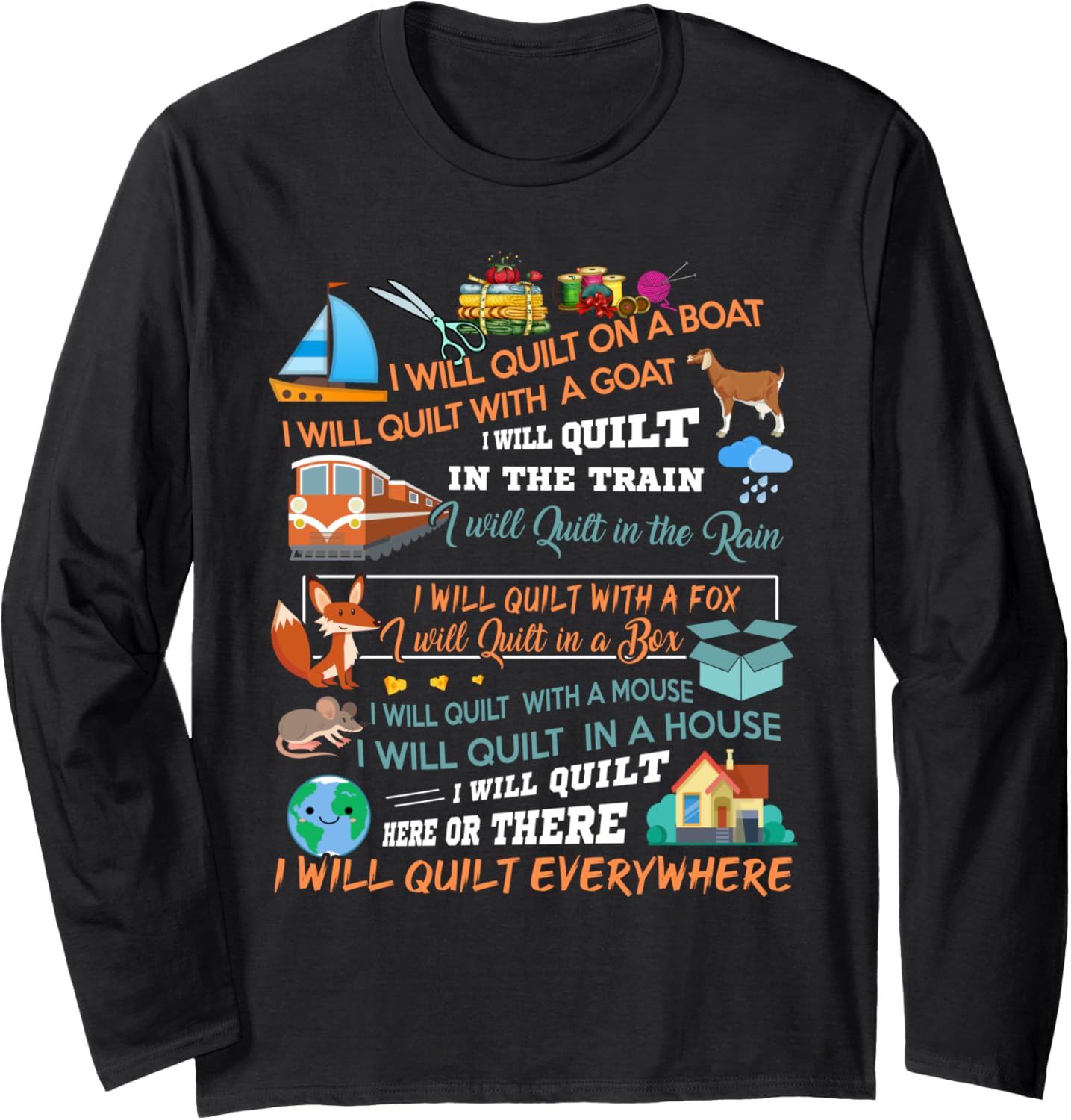 I Will Quilt On A Boat I Will