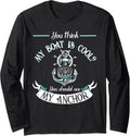 Think My Boat Is Cool Anchor Compass Long