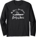 Salty Joe S Fishing Boat Logo Lightweight Long