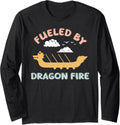 Fueled By Dragon Fire Men Women Funny Dragonboat