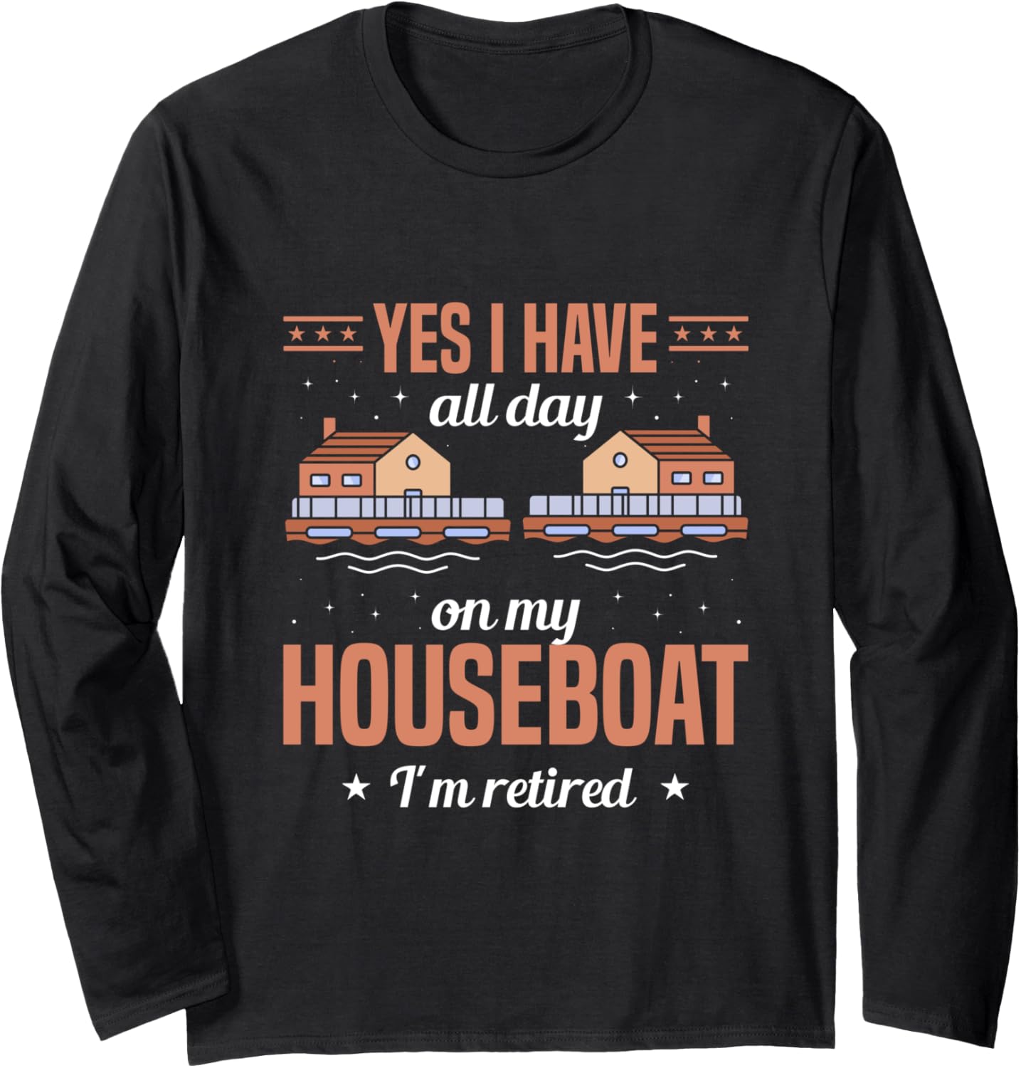 Houseboat Captain Accessories Boat Lover Houseboat Lover Long