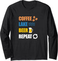 Coffee Lake Beer Repeat Boating Boat Party Long