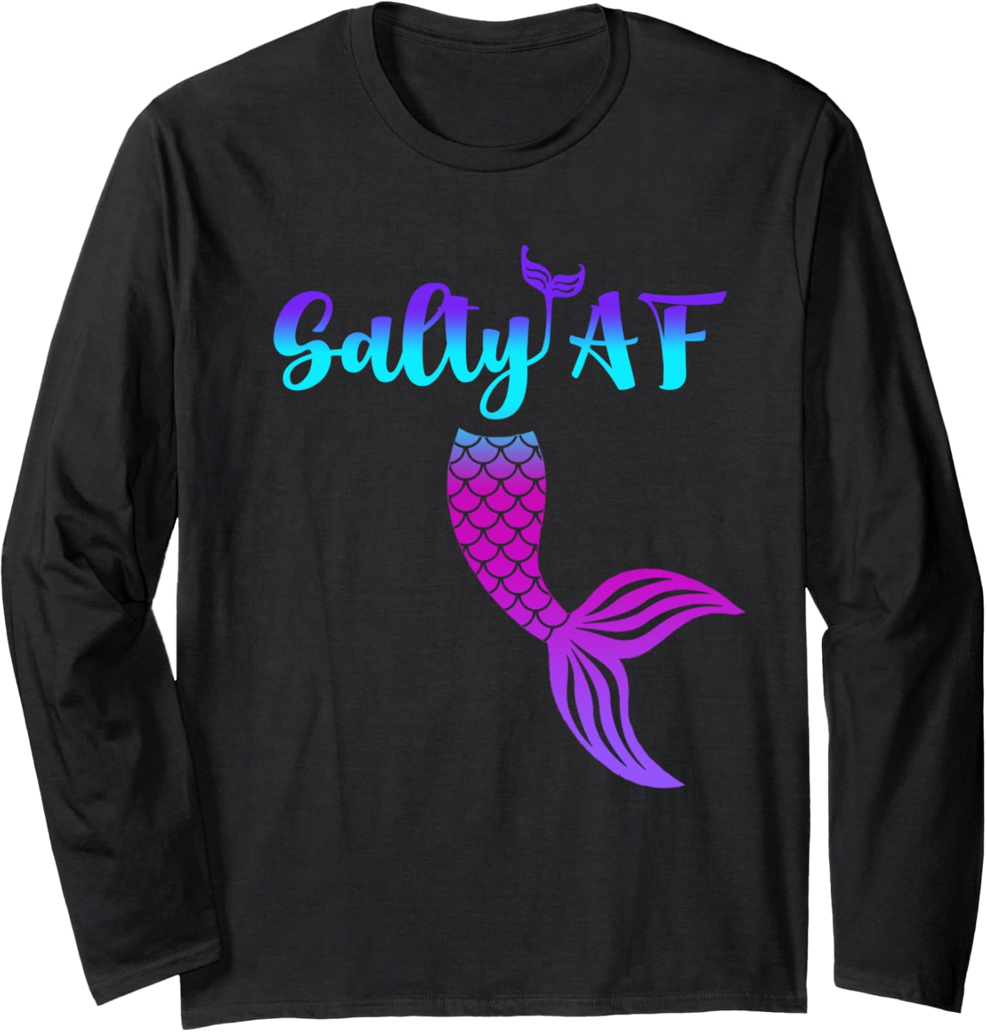 Adult Mermaid Salty Af Great Beach Or Boating