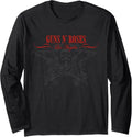 Guns N Roses Official Los Angeles Skeleton Faded Long Sleeve