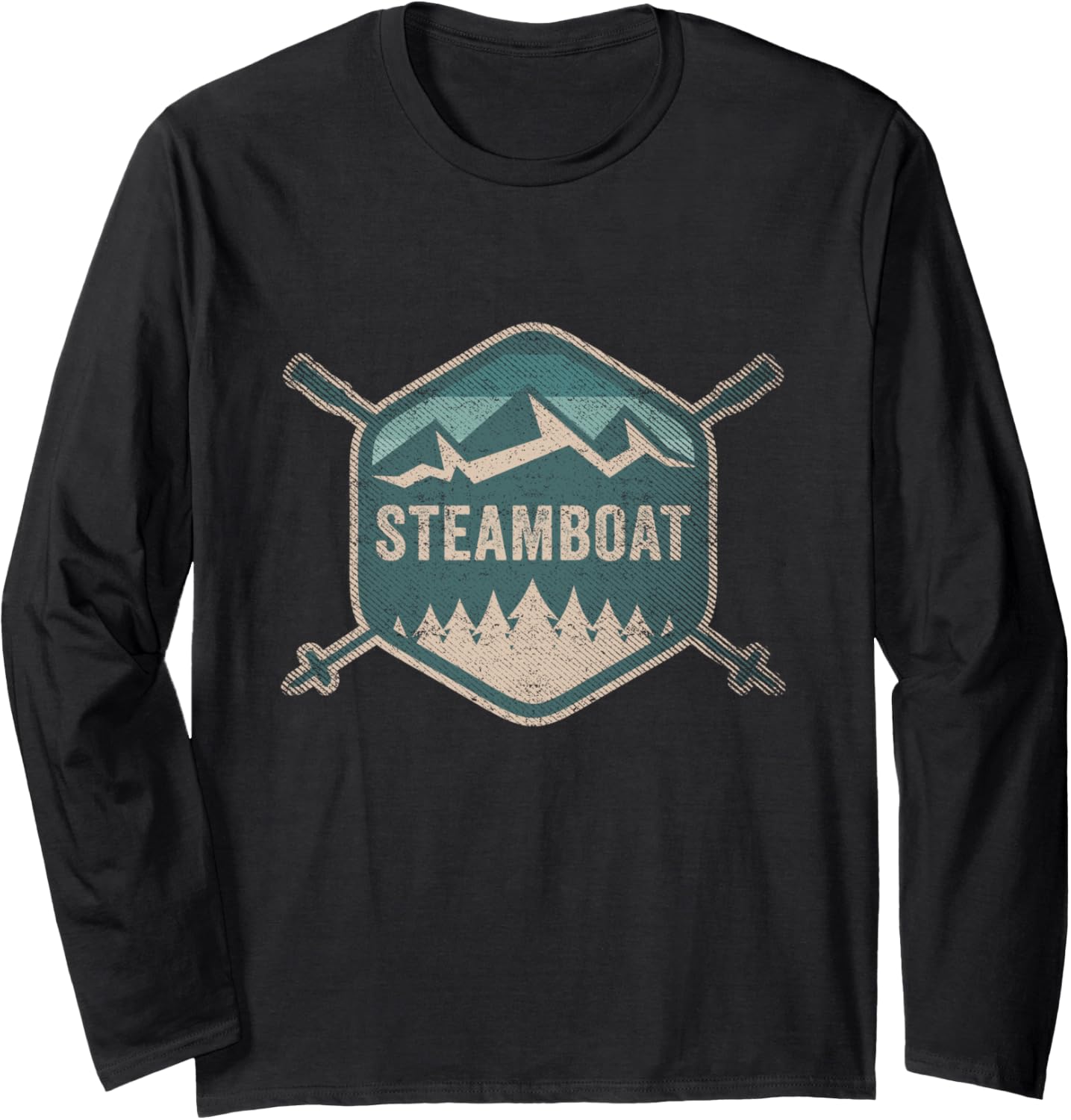 Vintage Steamboat Sweater Retro Steamboat Long Sleeve