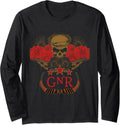 Guns N Roses Official Euro Skull Long Sleeve