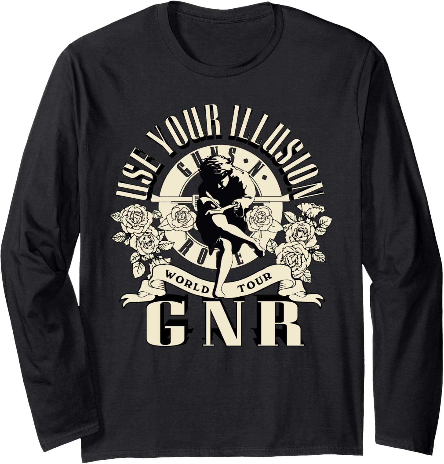 Official Guns N Roses Illusion World Tour Long Sleeve