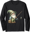 Gnome Fishing Green Fishing Hat Boat Fishing Rod