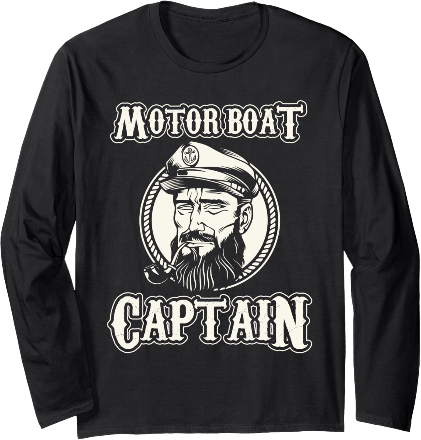 Motorboat Captain Funny Boating Long Sleeve