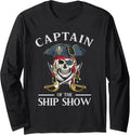Pirate Design Captain Ship Show Boater Boating Captain