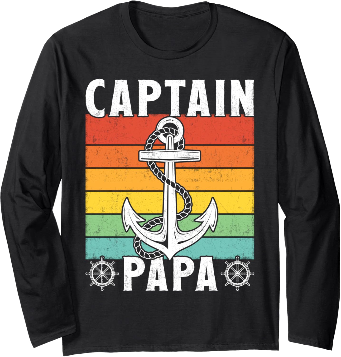 Captain Papa Vintage Pontoon Boat Anchor Lake Boating