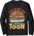 Life Is Better On Pontoon Boat Funny Captain