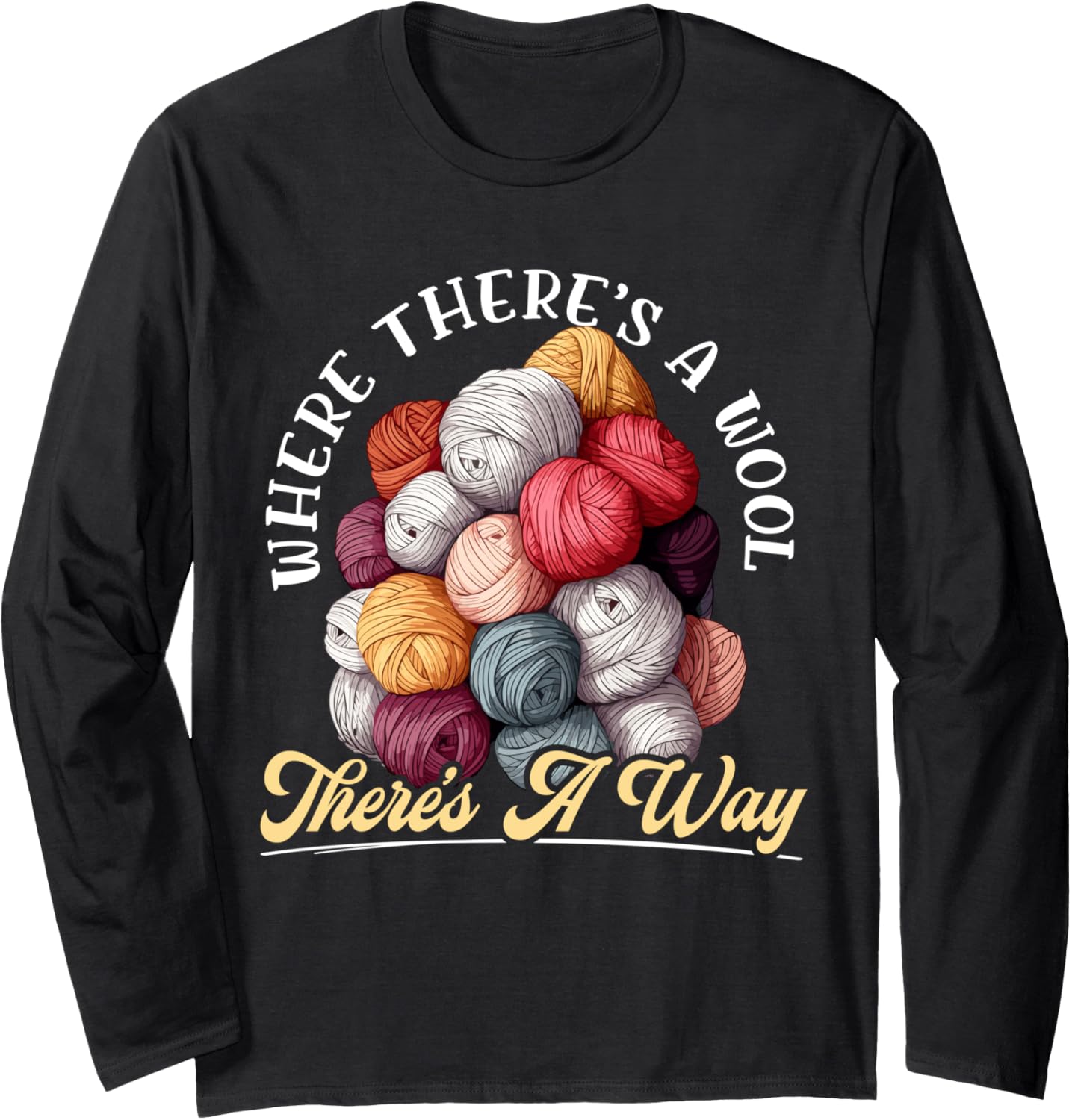 Crocheting Crochet Crafty Knitter Yarn Collector Knitting Long Sleeve