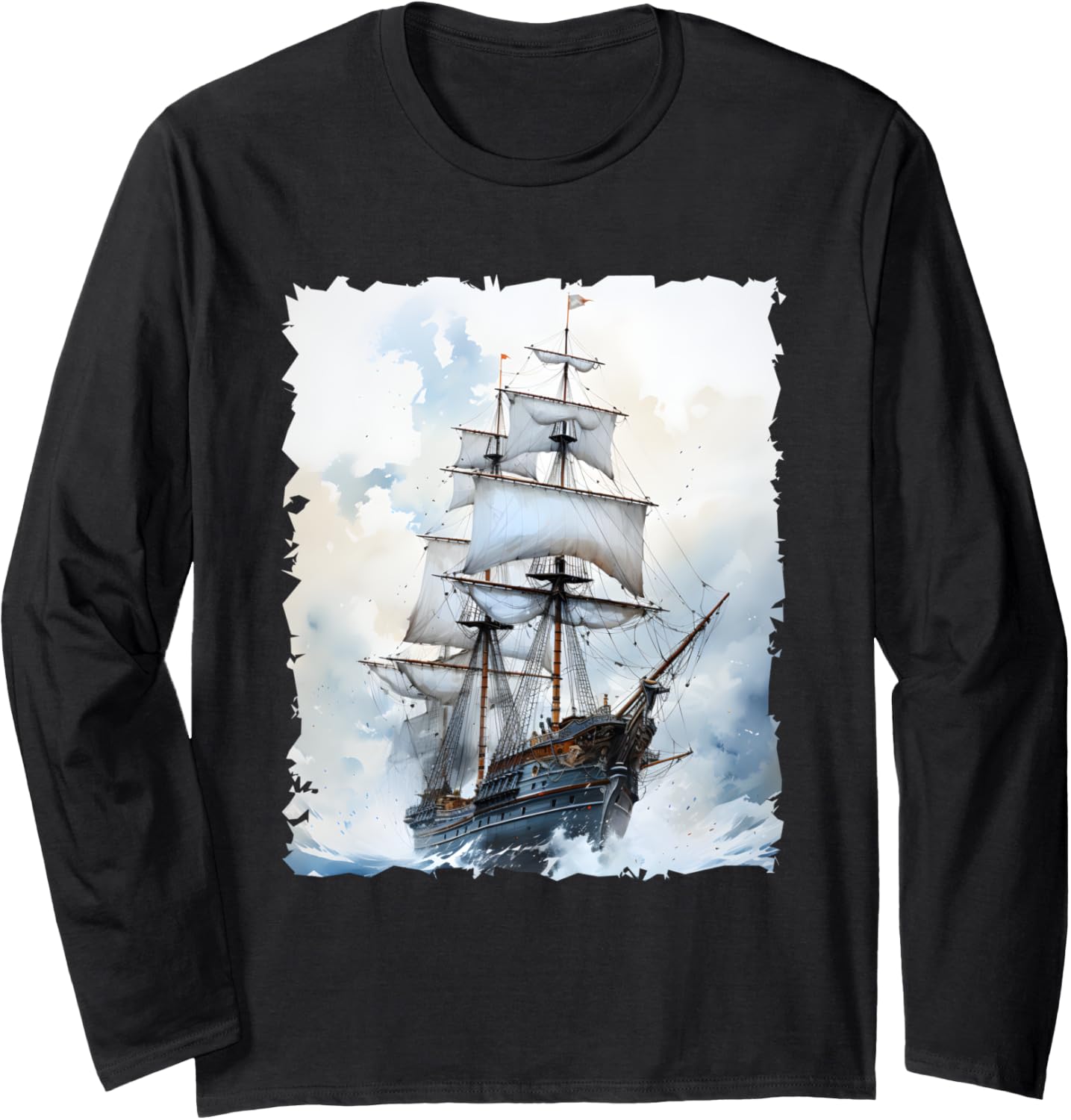 Old Sailing Ship At Sea Sailing Boat Captain