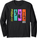 Cowboy Bebop Hand Gun Colorful Panels Long Sleeve