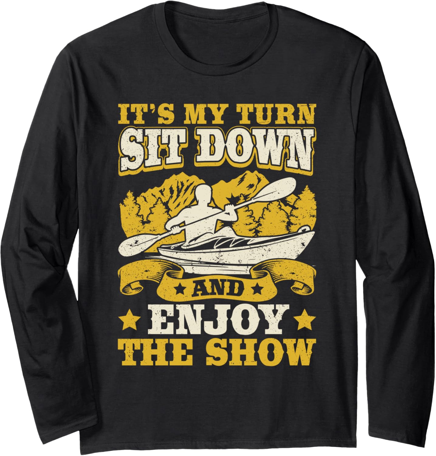 Enjoy Show Kayak Boat Kayaking Long Sleeve