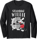 Steamboat Willie Vintage Big Chest Poster Long Sleeve