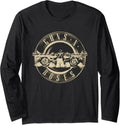 Guns N Roses Official Reverse Logo Long Sleeve