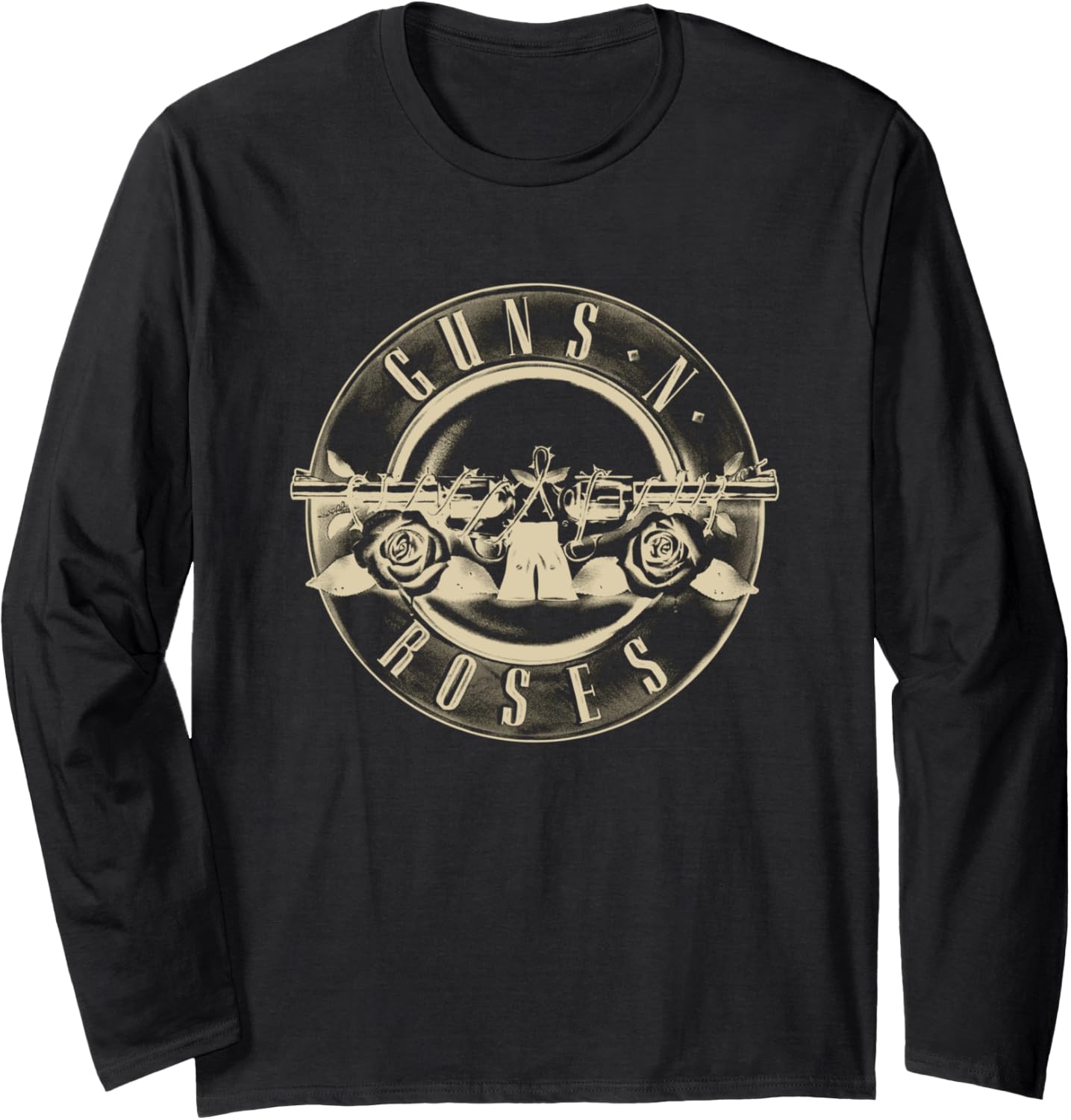 Guns N Roses Official Reverse Logo Long Sleeve