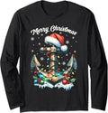 Christmas Pajamas Christmas Lights Anchor Boat Ship Sailing