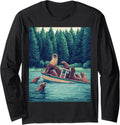 Playful Sea Lions On Boat Adventure Long Sleeve