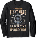 First Mate Captain Men Women Kids Boating Captain
