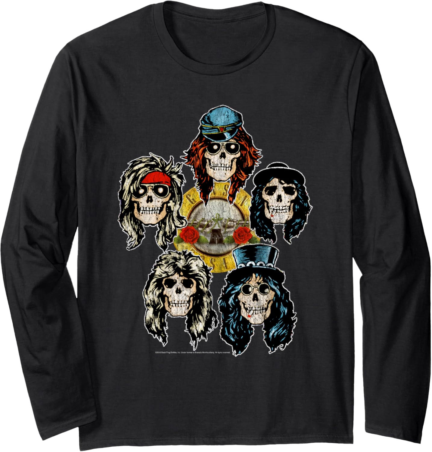 Guns N Roses Vintage Heads Long Sleeve