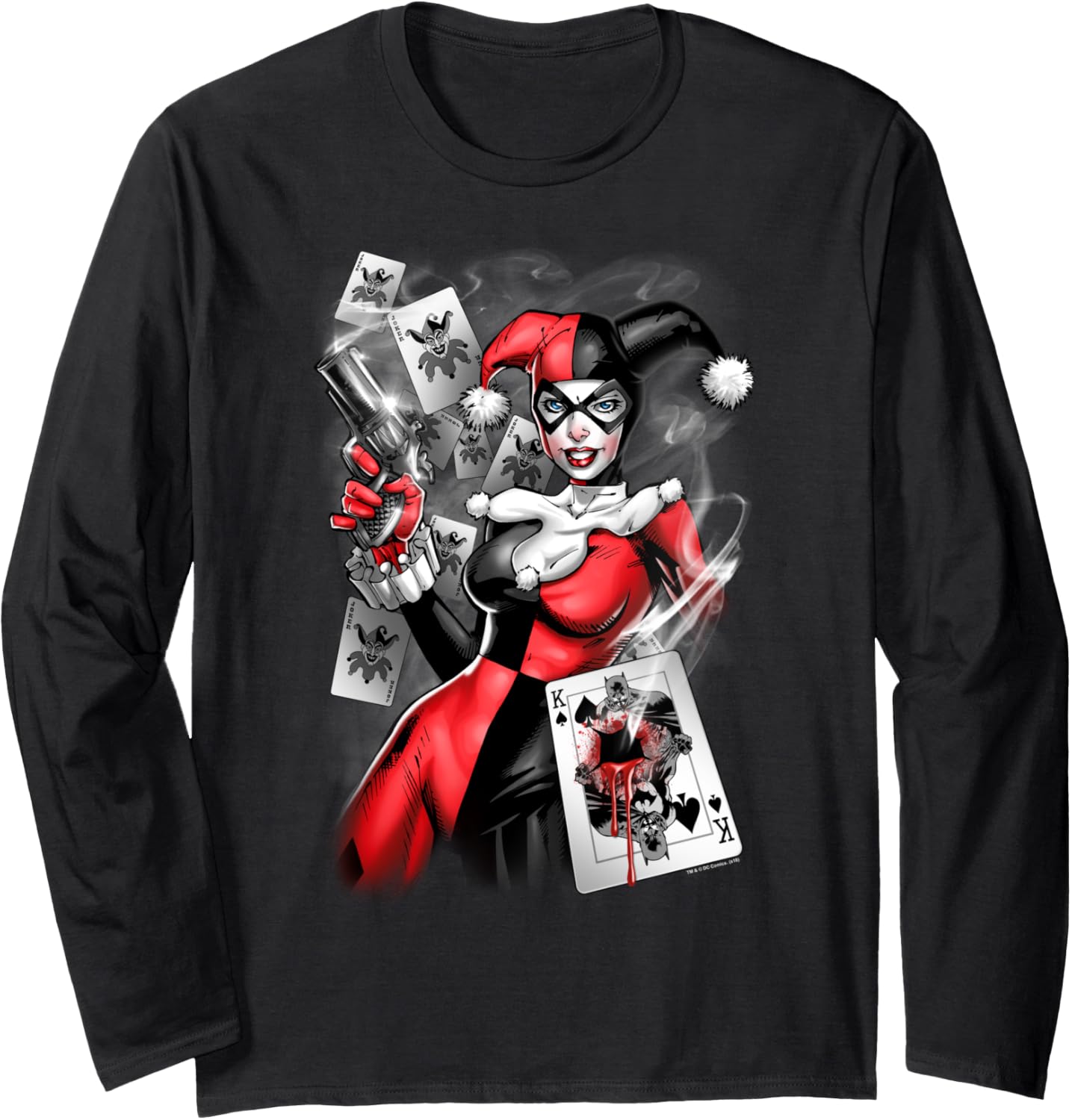 Harley Quinn Smoking Gun Long Sleeve