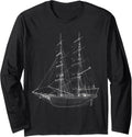 Sailing Boat Pirate Ship Sailor Long Sleeve