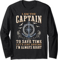 Boat Captain Women Men Boat First Mate Ship