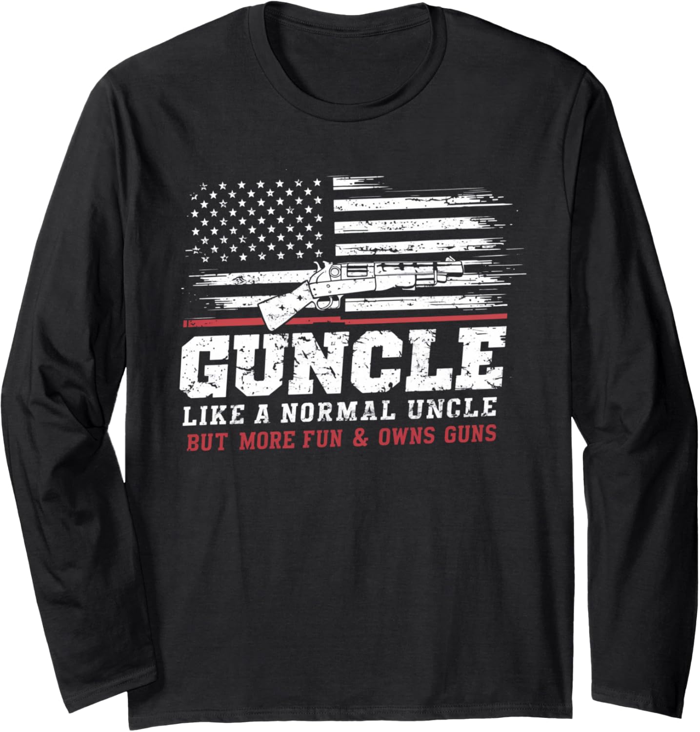 Guncle Like A Normal Uncle But More Fun Owns Guns Funny Long