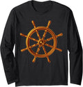 Ship Wheel Or Boat Helm Navigate Design Long