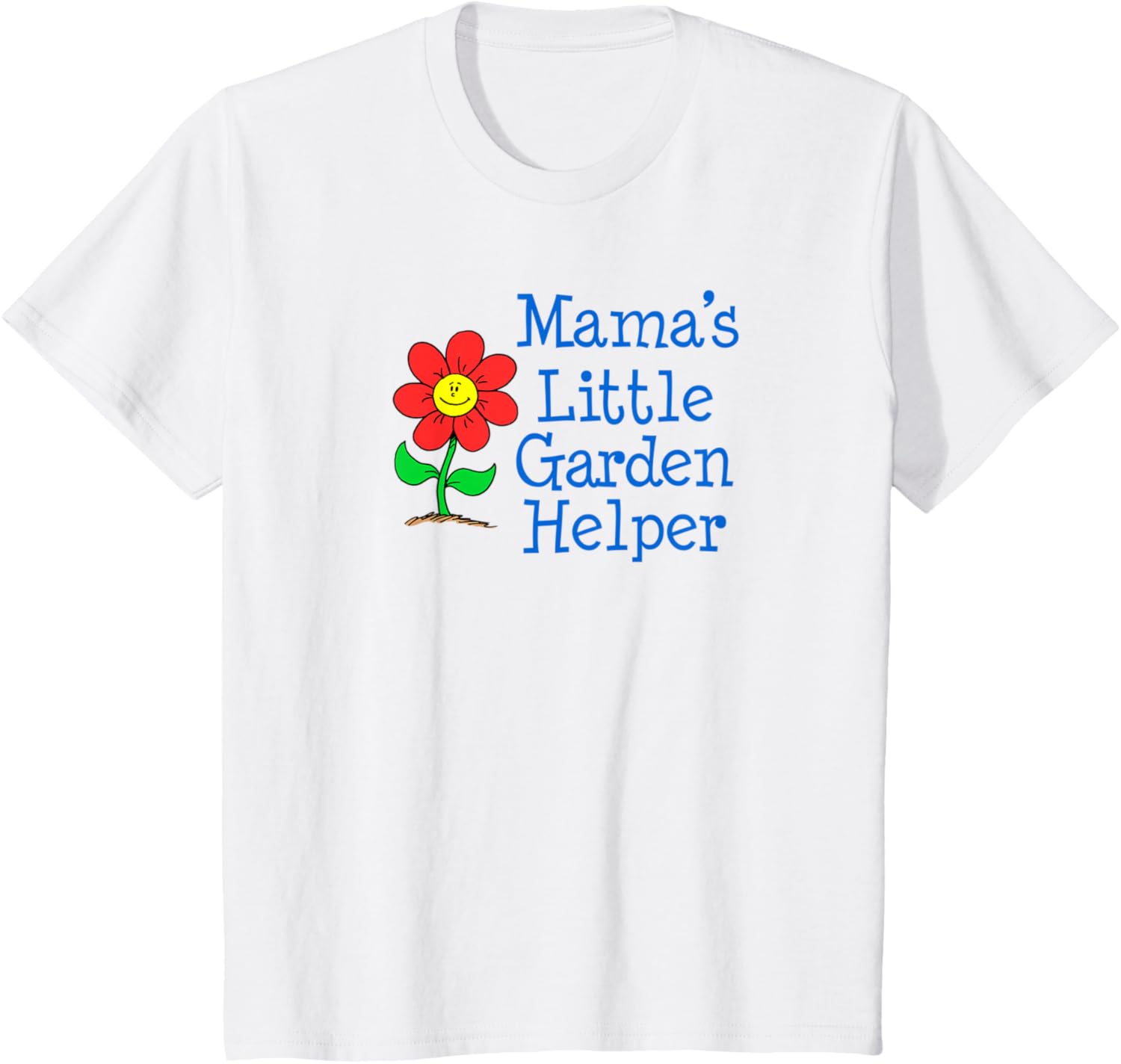Kids Mama's Little Garden Helper Daughter Cute Girl Flower