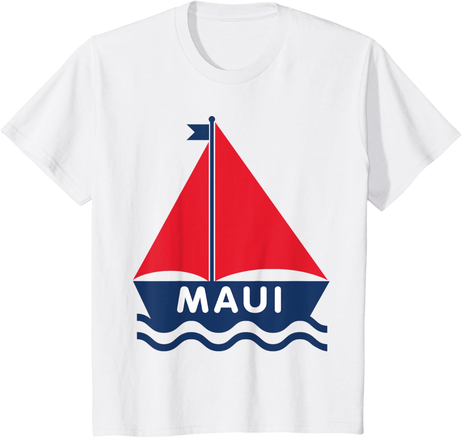 Kids Maui Hawaii Sailboat Boys Girls Toddler Sail