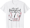 Kids 7 Year Old Spa Birthday Shirt Girls Pampered Day 7th Gift