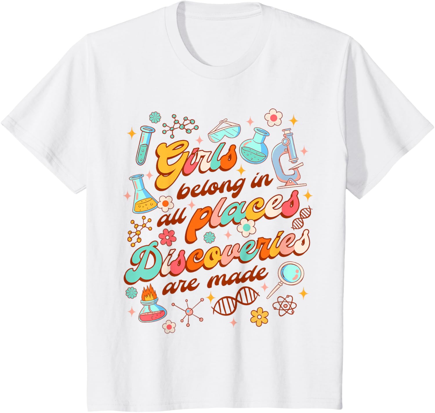 Kids Future Scientist Lab Tech Baby Girls Belong In All Places