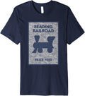 Monopoly Reading Railroad Vintage Place Icon Logo Premium