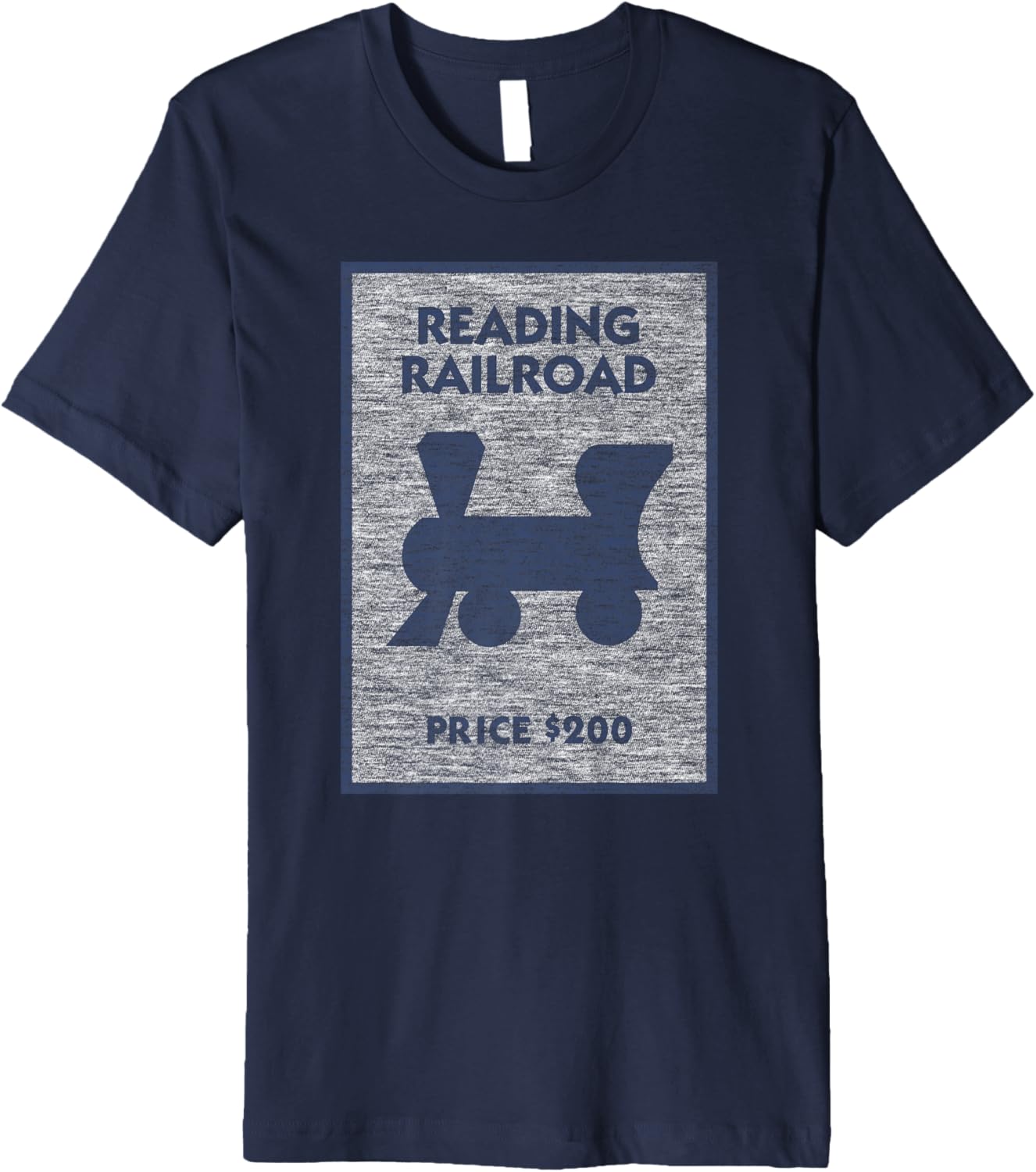 Monopoly Reading Railroad Vintage Place Icon Logo Premium