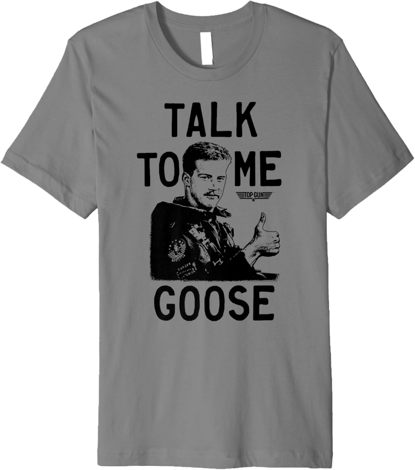 Top Gun Talk To Me Goose Illustration Action Movie Premium