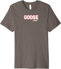 Top Gun Goose Athletic Lettering Logo Action Movie Premium
