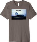 Top Gun Plane On Runway Action Movie Premium